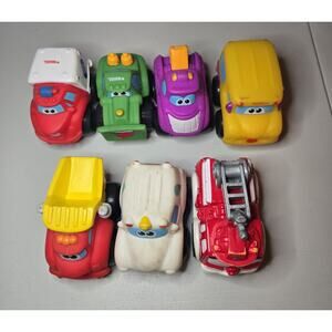 Tonka Maisto‎ Hasbro Lil Chuck & Friends Mini Diecast Trucks & Tractors Lot Of 7